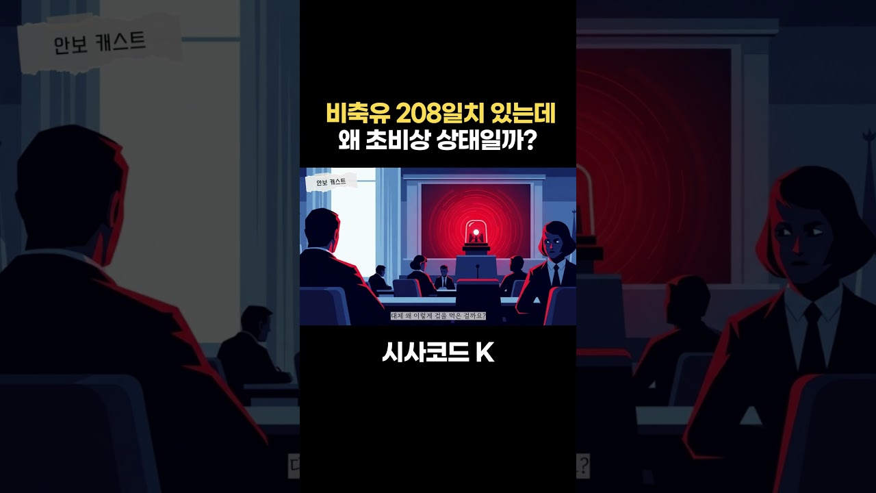 비축유 208일치 있는데 왜 초비상 상태일까?