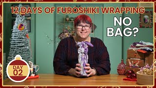 Wrap Wine Without a Bag: Easy Bottle Wrap | 12 Days of Christmas (Day 02)