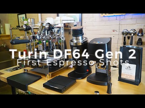 Turin DF64 Gen 2 First Espresso Shots