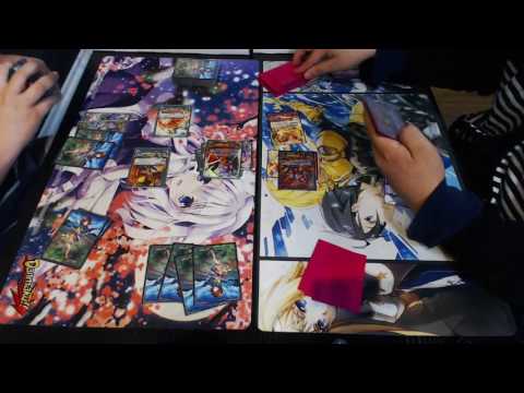 Fire Emblem Cipher - Mia (Green/Purple) vs. Toma (Red)