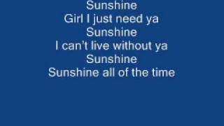 Jesse McCartney Sunshine with lyrics