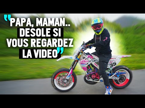 Kewan, 14 years old, his 50cc moped has 34hp and goes 170km/h 😱