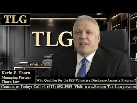 Help With the IRS Voluntary Disclosure Program
