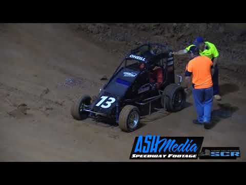 Compact Speedcars: Riki Harrison Rollover - Archerfield Speedway