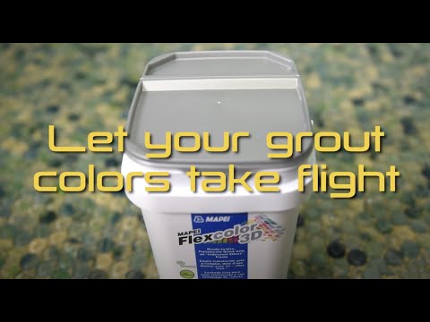 MAPEI Flexcolor™ 3D iridescent grout