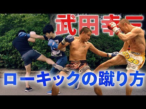 【Stopping the BOXER】How to Counter LOW KICK like KOZO TAKEDA【ENG SUB】武田幸三のローキックのやり方