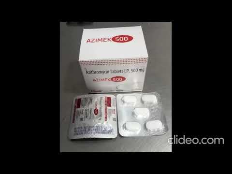 Azithromycin 500 mg tablets