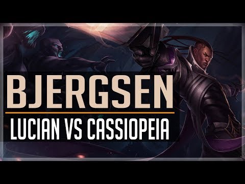 523. Bjergsen Lucian vs Cassiopeia Mid - Patch 7.16 Season 7 - Bjergsen Stream