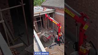 This Battery-Powered Crane Is Changing Construction 🤯🔋🏗️ #Construction #Innovation