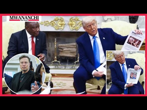Trump amuwakia Ramaphosa madai mauaji ya kimbari ya wazungu