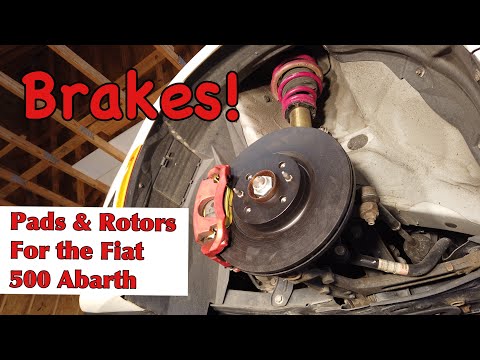 Brake Pads and Rotors for the Fiat 500 Abarth