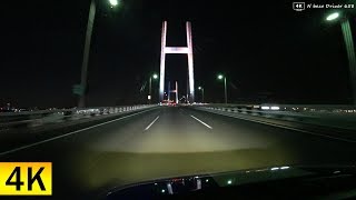 【Japanese Highway】Night Driving the Tokyo Metr