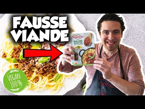 SPAGHETTI BOLOGNAISE avec du Haché Végétal !