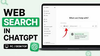 How to Web Search in ChatGPT on PC or Desktop