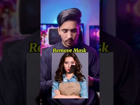 Remove Mask From Picture With Ai #foryou #viral #videoediting #RemoveMask #aimaskremove #ibrareditor