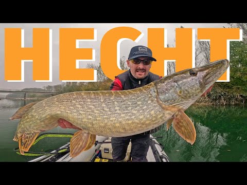 Angeln auf Hecht im GLASKLAREN Fluss | Fliegenfischen auf Hecht