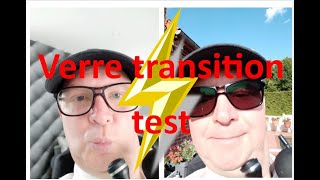 1 seul paire de lunettes POSSIBLE Verres Transitions test signature VII #transition #essilor