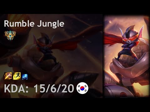 Rumble Jungle vs Lee Sin - KR Challenger Patch 7.17