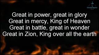 Praise him you heavens (Great in Power) - Lyric Video