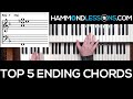 5 Killer Blues Chord Endings On The Hammond Organ