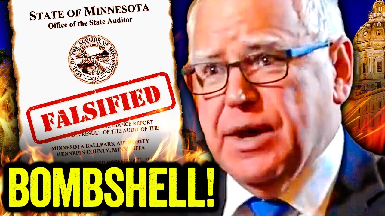 Tim Walz Just Got CAUGHT Faking Financial Records in State AUDIT!!!
