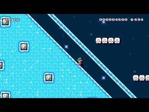 Snow Mountain by Phillip64 - Super Mario Maker 2 - No Commentary 1cb 022020