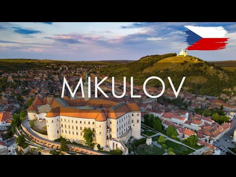 Mikulov (Czech Republic) from drone 4K