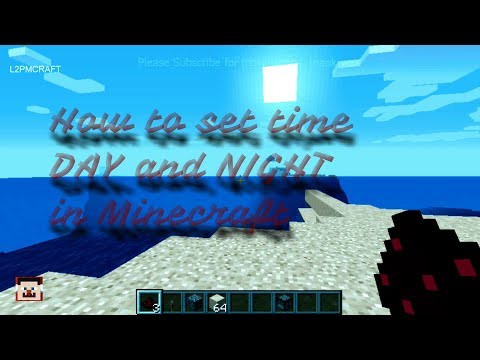 How to set time in Minecraft | Day and Night Minecraft...