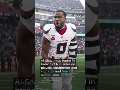 NFL star Azeez Al-Shaair speaks out after fine over Hind Rajab message | AJ #shorts