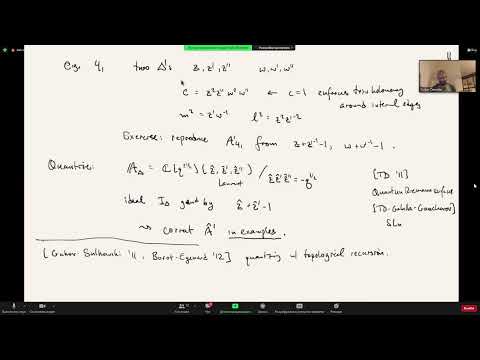 18.11.21 Tudor Dimofte (UC Davis, USA) Classical and quantum A-polynomials