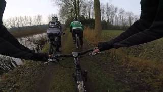 preview picture of video 'Ronde van het waasland VTT - Lokeren - 2014 12 26'