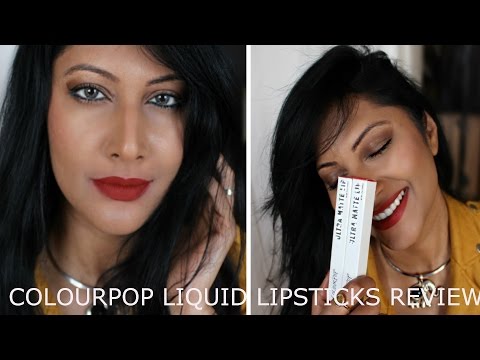 COLOURPOP FALL EDIT LIQUID LIPSTICKS REVIEW+SWATCHES Video