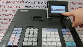 How To Turn The Receipt On Or Off On The Sharp XE A207 Cash Register