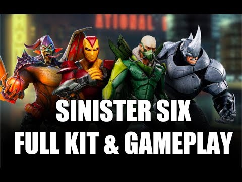 RHINO, SHOCKER, VULTURE - Gameplay and Full Kit Reveal - Marvel Strike Force