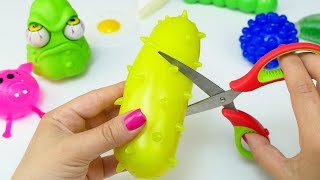 РАЗРЕЗАЮ АНТИСТРЕСС ИГРУШКИ | ЧТО ВНУТРИ ТАМ?? ДЕЛАЮ ЛИЗУН ИЗ АНТИСТРЕССА