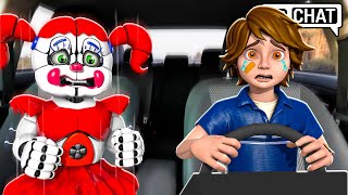 Circus Baby TEACHES Gregory HOW TO DRIVE in VRCHAT