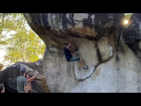 Le Toit du Cul de Chien | 7a | Cul de Chien | FONTAINEBLEAU BOULDERING