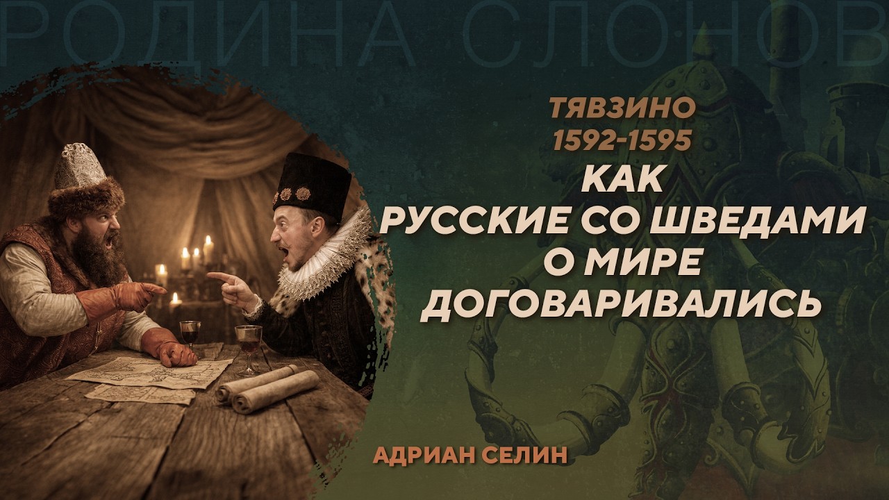 Тявзинский мир. Дипломатические игры между Россией и Швецией. Адриан Селин. ?
