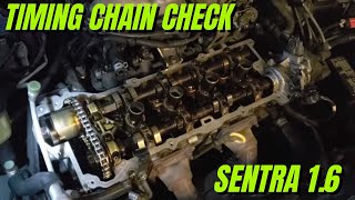 How to Check Timing Chain & Tensioner- Nissan Sentra 1.6 GA16DE