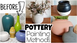 Painting Methods to Create a Pottery Look