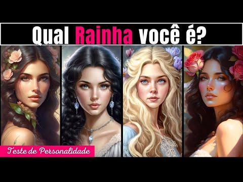 QUE RAINHA VOCÊ É? -Teste de Personalidade  Descubra a Rainha que Existe Dentro de Você!-