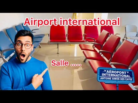 Salle d’arrivée airport international okay la fini..vin gade koman l ye