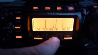 FT-857D Inbuilt Spectrum Scope