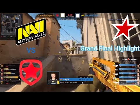 Gambit VS Navi | StarLadder CIS RMR 2021| BO5 - Grand Final HIGHLIGHT| CSGO 4 July 2021