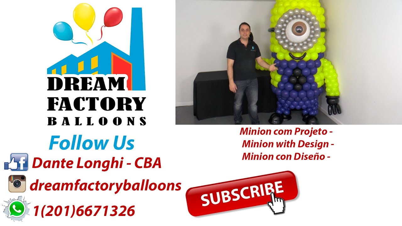 Minion com Projeto / Minion with Design / Minion con Diseño