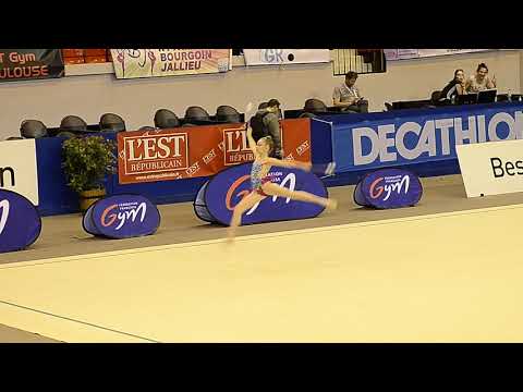 GR Avenir 2009 Amandine Gourronc massues Vice Championne de France 2019 Besançon