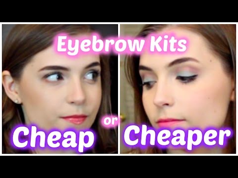 Cheap or Cheaper? EYEBROW Kits!   ELF vs. Wet n Wild Video
