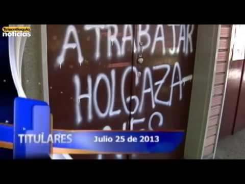 Titulares jueves 25 de julio de 2013