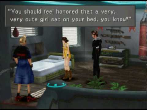 Final Fantasy VIII - Special Reaction in Zell's Room