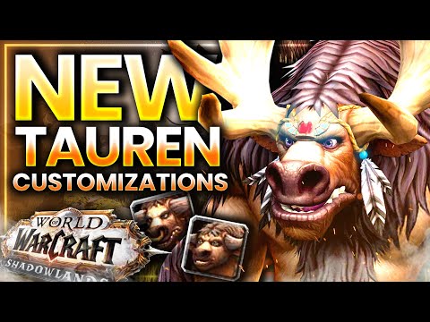 NEW Highmountain Tauren Customization Options | WoW Patch 9.1.5